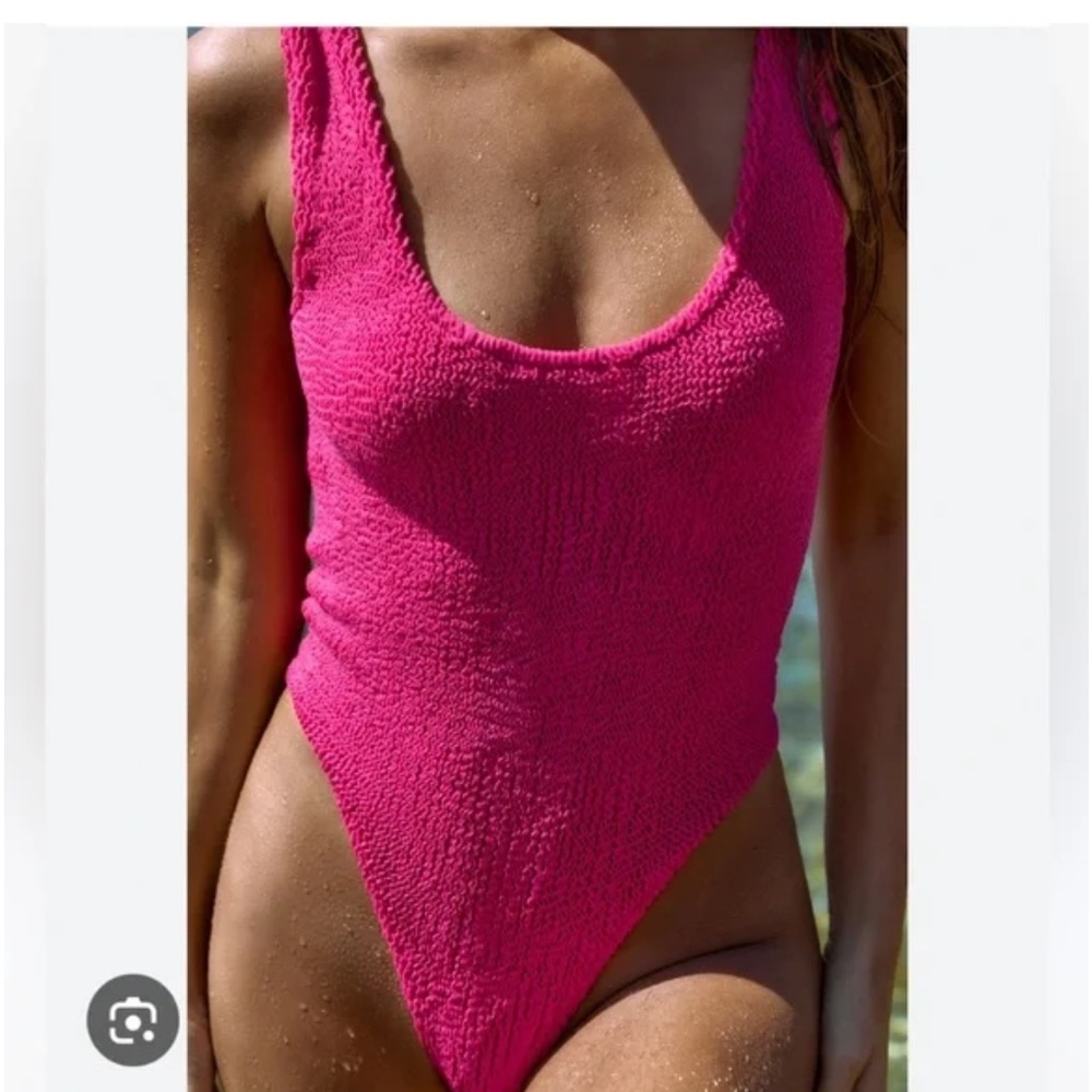 NWT Zara Hot Pink Swim Suit Medium - Blogger’s Fav! - Picture 3 of 6
